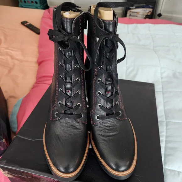 2x Brand New Never Worn.. Naturalizer Callie Leather Boots Wmns 8.5 - Picture 15 of 17